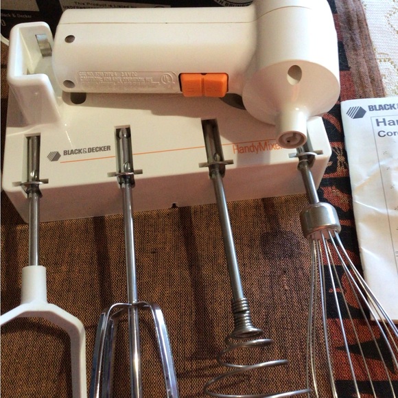 black and decker Kitchen Black And Decker Vintage Handy Mixer